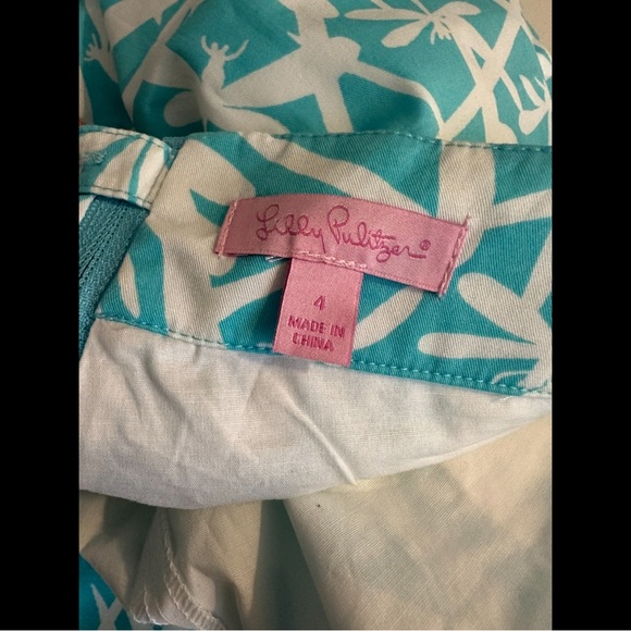 LILLY PULITZER Magnolia Skort Skirt Light My Fire Dragonfly Print Shorely Blue - Picture 10 of 12